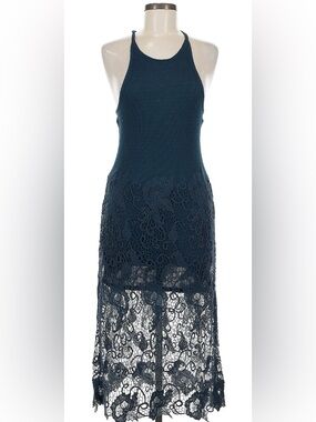 Free People Nora Lace Crochet Overlay Dress size medium